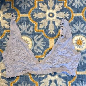 Anthropologie Lace Bralette in Light Purple L